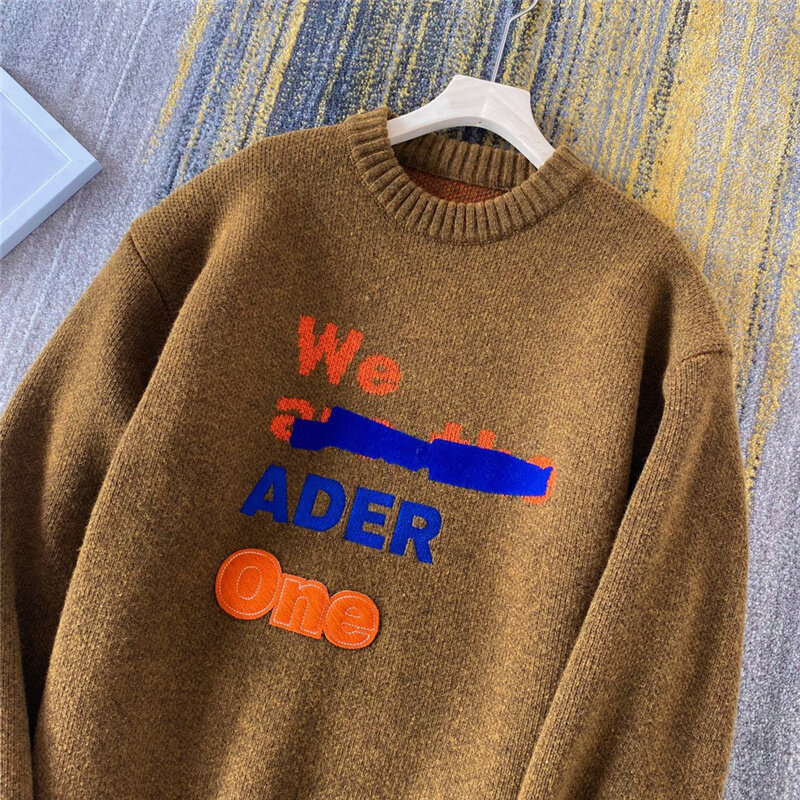 Ader ข้อผิดพลาดเสื้อผู้ชายผู้หญิง1:1คุณภาพสูงเรา ADER Sweatshirt เย็บปักถักร้อย Adererror Hoodie One Pullovers
