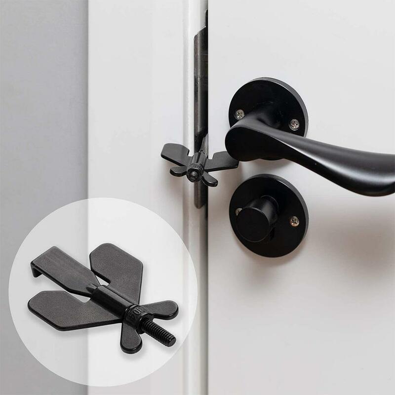 Small Portable Door Lock para segurança de viagem, Bedroom Safety Locks