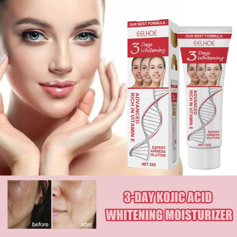 West&Month 3 Days Kojic Acid Whitening Moisturizer Firming Lifting Facial Lightening Spots Anti-Aging Anti-Wrinkle Skin Care 25g
