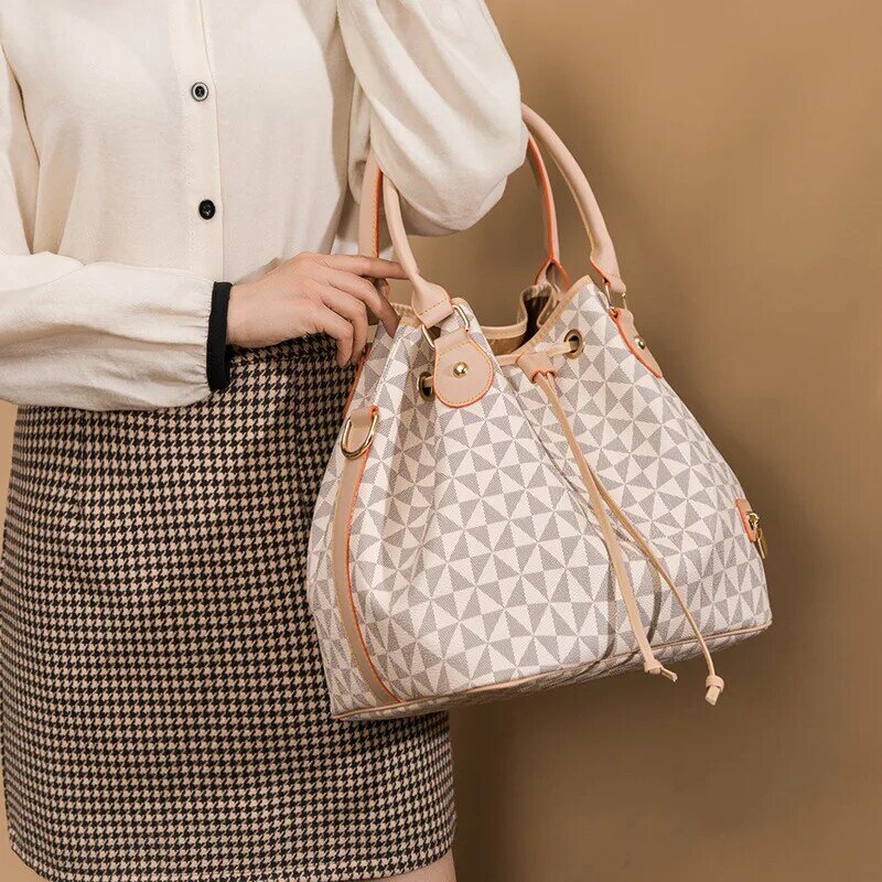 Роскошные дамские сумочки со шнурком, дизайнерские сумки-мессенджеры с принтом, женские сумки