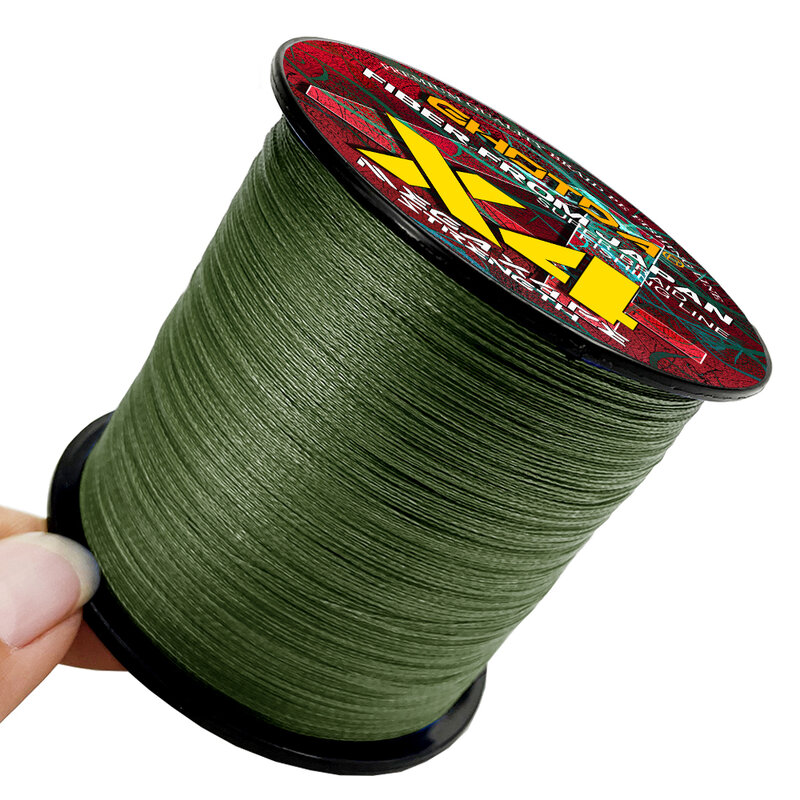 4 Strands 1000M Japanese Multifilament Durable Super Strong 4.8-36.8kg Braided Fishing Line 10 Color Available