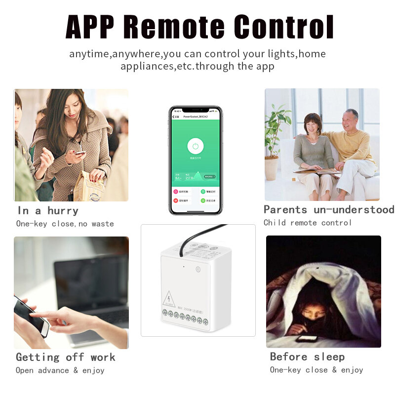 Aqara-Módulo de relé para el Hogar Inteligente, controlador inalámbrico de doble canal, Control bidireccional, compatible con Apple Homekit Mi Home App