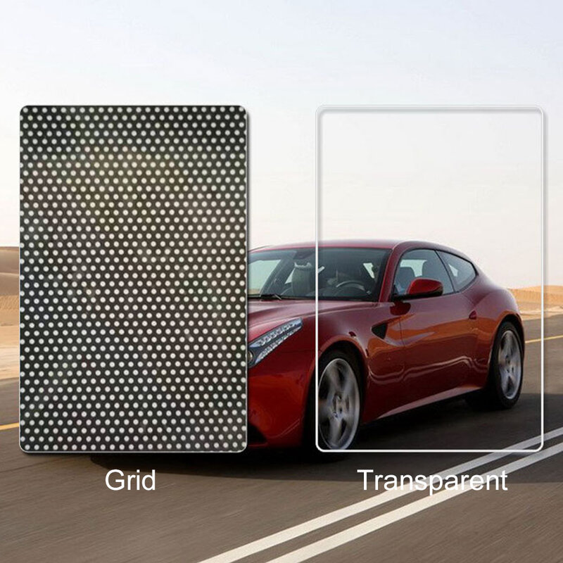 Parabrisas electrostático de doble cara para coche, adhesivo de PVC para Interior de automóvil, 3 piezas, 9,5 cm x 9,5 cm
