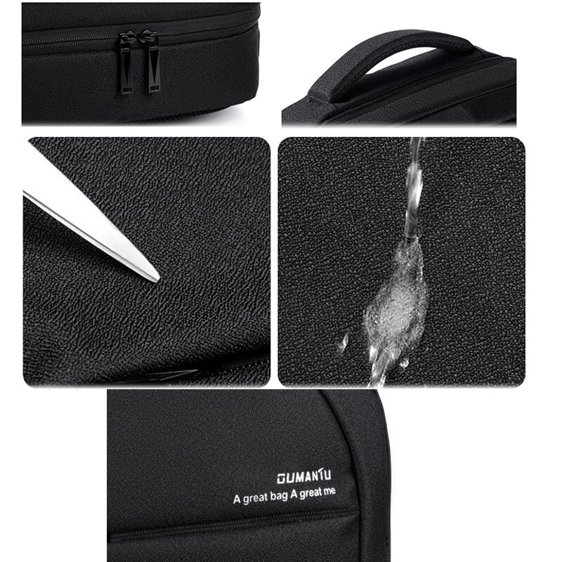 Men‘s 15.6 Inch Laptop Backpacks USB Waterproof Notebook Schoolbag Sports Travel School Bag Pack Backpack For Male Women Female