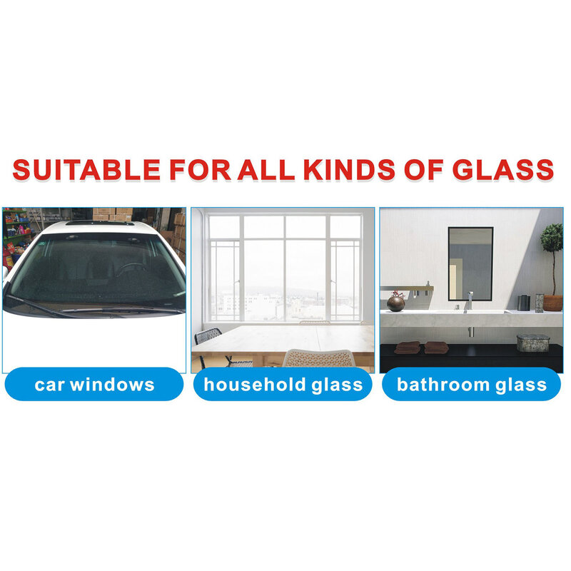 Glas Stripper Glas Öl Film Entfernen Paste Glas Stripper Wasser Spot Remover Kit Automotive Glas Schmutz Reinigung Creme Fenster