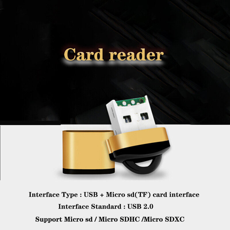 슈퍼 미니 메모리 SD 카드 리더기, 메모리 TF 카드 SD 카드 리더기 미니 플래시 메모리 카드 읽기