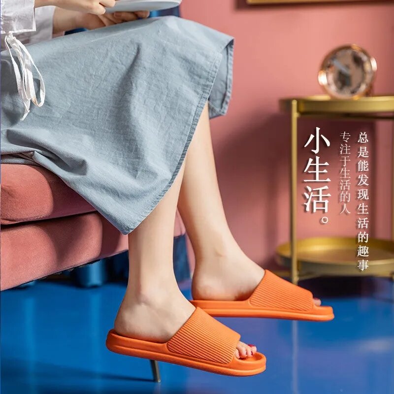 Xiaomi-Sandalias antideslizantes para hombre y mujer, chanclas cómodas de suela gruesa EVA, resistentes al desgaste, para el hogar y el baño