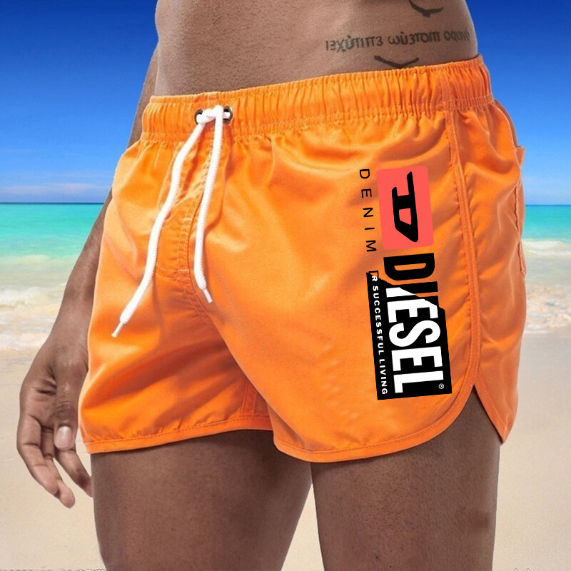 Luksusowe spodenki plażowe Quick Dry Mens Siwmwear Board figi 2022 nowe gorące letnie kąpielówki Sport Gym szorty do biegania męskie stroje kąpielowe