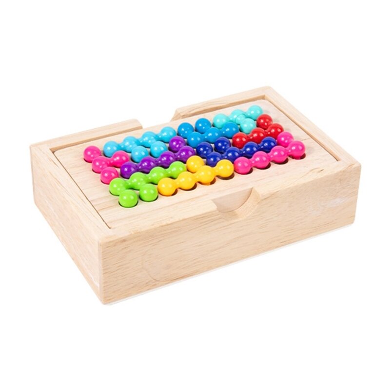 Espaço Color-Matching Game Puzzle Board Criança Aprendizagem Precoce Bloco De Madeira Toy 1560