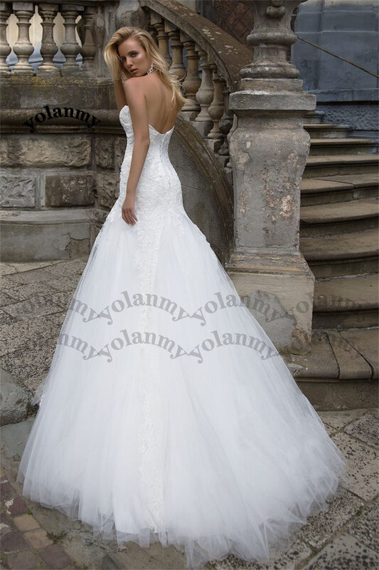 Женское свадебное платье с юбкой-годе YOLANMY, 4 богемных платья с аппликацией для невесты, 2023