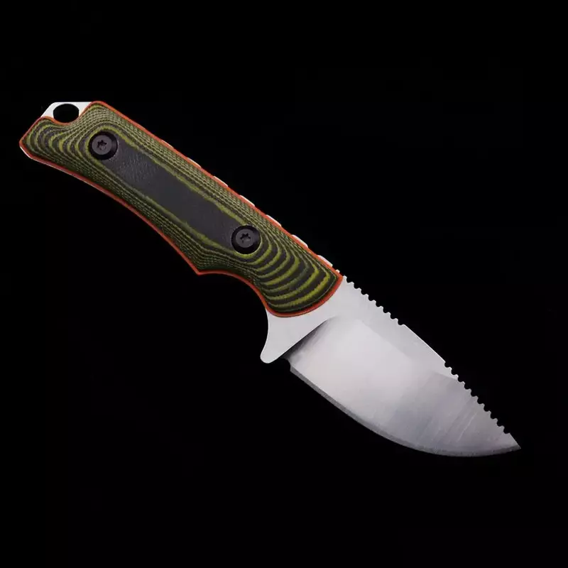 Двухцветный Настольный нож G10 с фиксированным лезвием 15017, тактические прямые ножи для выживания и охоты
