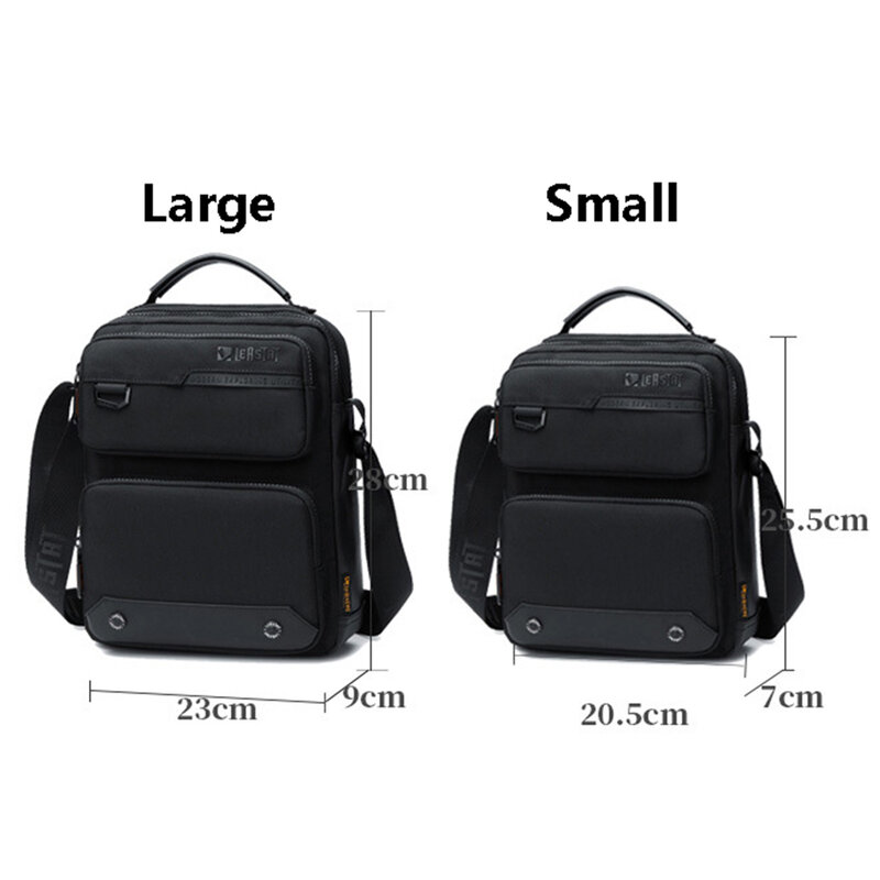 SUUTOOP Men Fashion  Multifunction Anti-theft Shoulder Bag Waterproof Crossbody Travel Sling Bag Pack Messenger Pack For Male