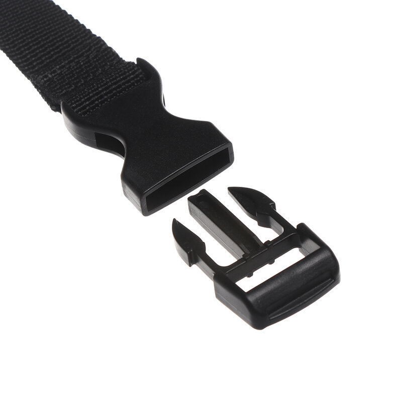 Черный нейлоновый грузовой галстук 0,5 ~ 3 м, прочная съемная пряжка, ремень, ремешок, наборы для путешествий, уличный инструмент для кемпинга, ...