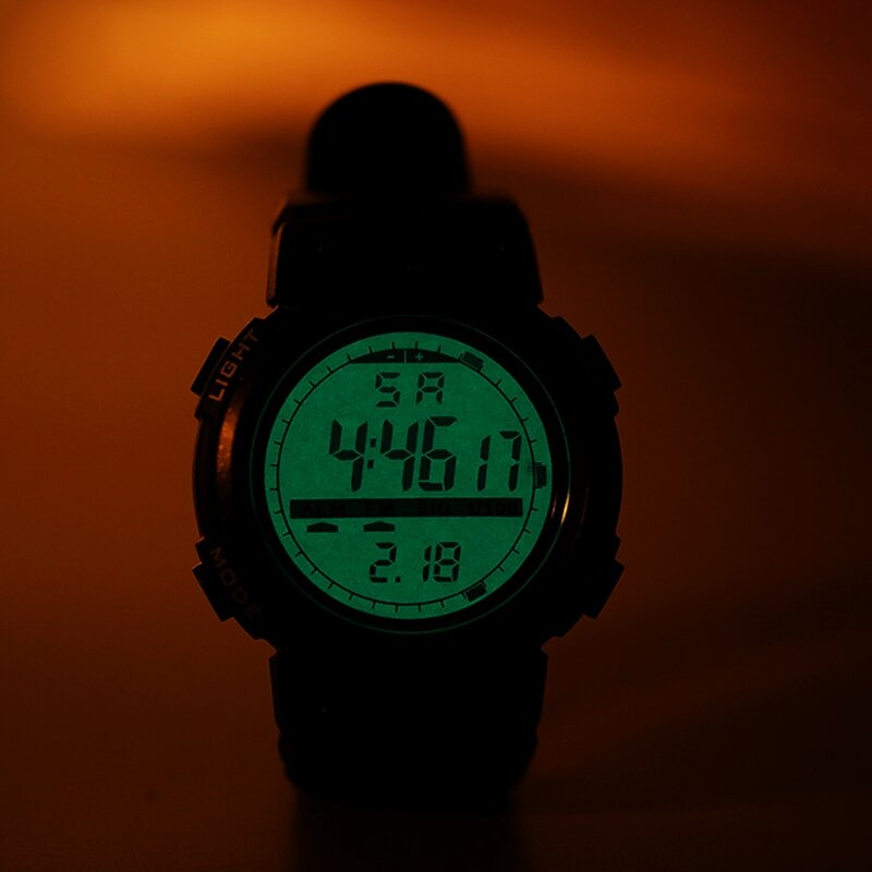 Reloj deportivo multifuncional para hombre, pulsera electrónica resistente al agua, Led, luminosa, para exteriores