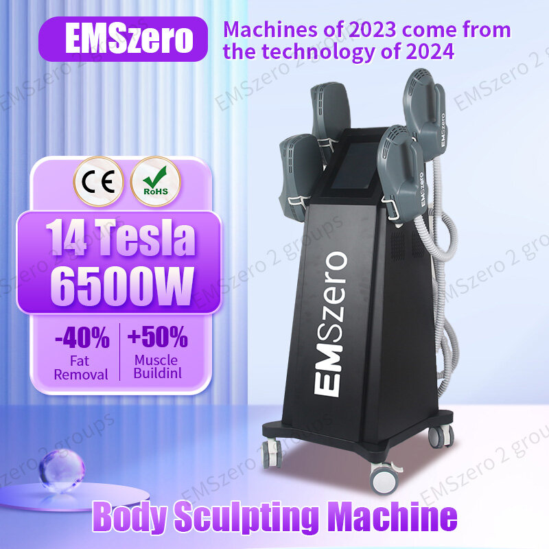 EMSzero NEO-máquina de escultura reafirmante corporal, tecnología electromagnética enfocada de alta intensidad, transformación DLS-EMSlim EMS