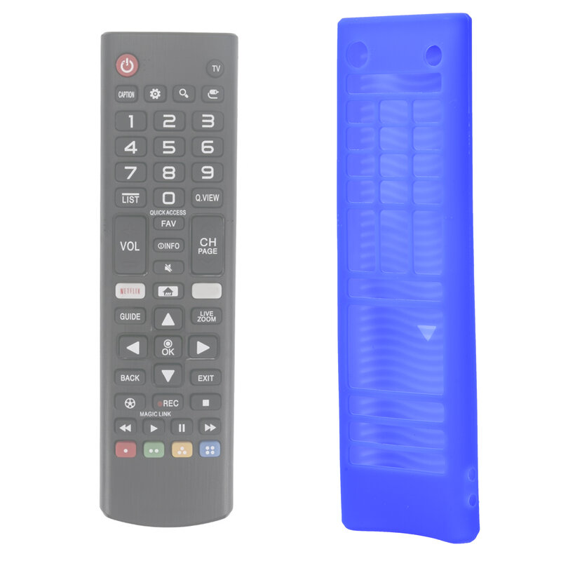 สำหรับ LG TV Remote กรณีซิลิโคนป้องกันกรณีผู้ถือสำหรับ LG AKB75095307B74915305 AKB7537560สมาร์ททีวีรีโมทคอนโทรล