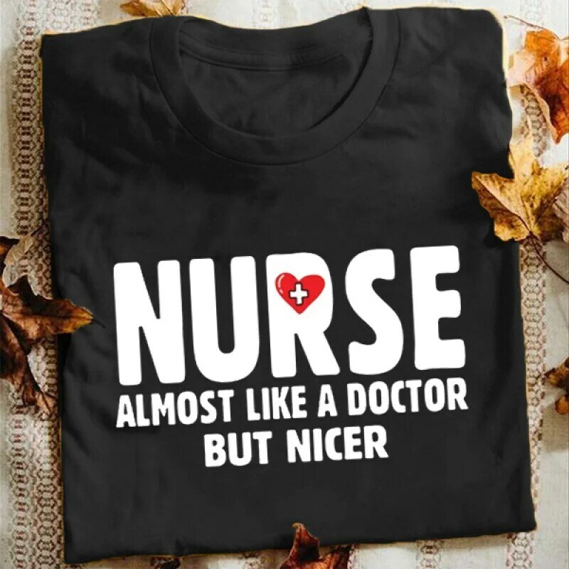 간호사 재미있는 티셔츠 간호사 티셔츠 하라주쿠 그래픽 티셔츠 여성용, 간호사 티셔츠, 간호사 선물, Kawaii Clothes