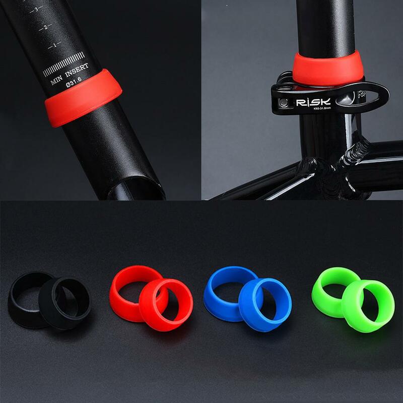 Bicycle Seat Post Silica Gel Waterproof Dust Cover Elasticity Durable Rubber Ring MTB Road Bike Seatpost Protective Case