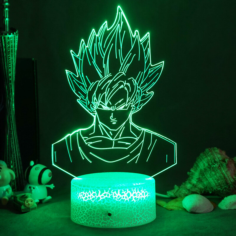 Dragon Ball Serie 3d Nachtlicht Bunte Touch Led Tisch Lampe Raum Dekoration Lichter Neon Zeichen für Wohnzimmer Schlafzimmer Dekor