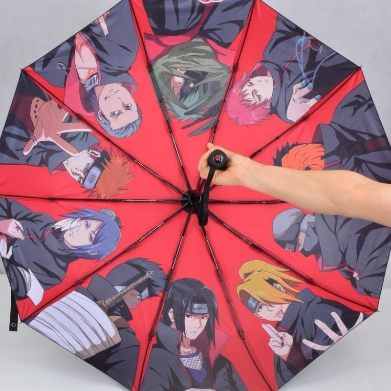 Naruto automatycznie otwiera i zamyka parasol przeciwsłoneczny parasol słoneczny prezent ochrona UV mężczyźni i kobiety w tym samym stylu hurtowym