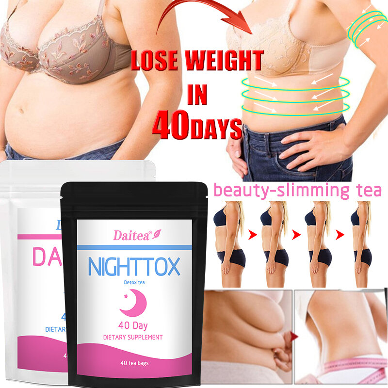 10-40Days Keto Slimming Products Burning Fat Colon Cleanse Slim Detox Skinny Belly Oil Scraping Slim Body Detox Tea Weight Loss