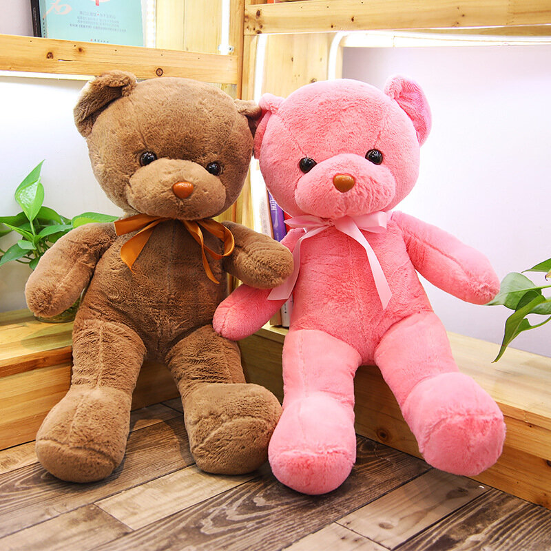 10 Warna Lucu Boneka Beruang Ruang Tamu Sofa Warna Boneka Beruang Bantal Boneka Mainan Mewah Anak Perempuan Hadiah Liburan Ulang Tahun Harga Grosir Larg
