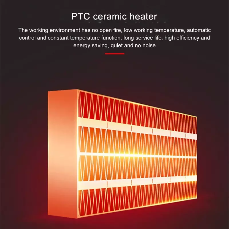 Electric Heater Wall-mounted Mini Fan Heater Desktop Household Electric Fan Heater Room Handheld Heater Heating Warmer Fan