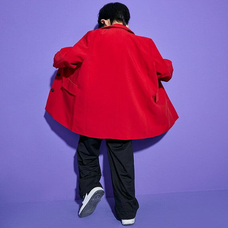 Kinderen Performance Kleding Hip Hop Stijl Hip-Hop Dance Suit Boys 'Fashion Brand Kleine Pak Meisjes Mode Kleding lente En
