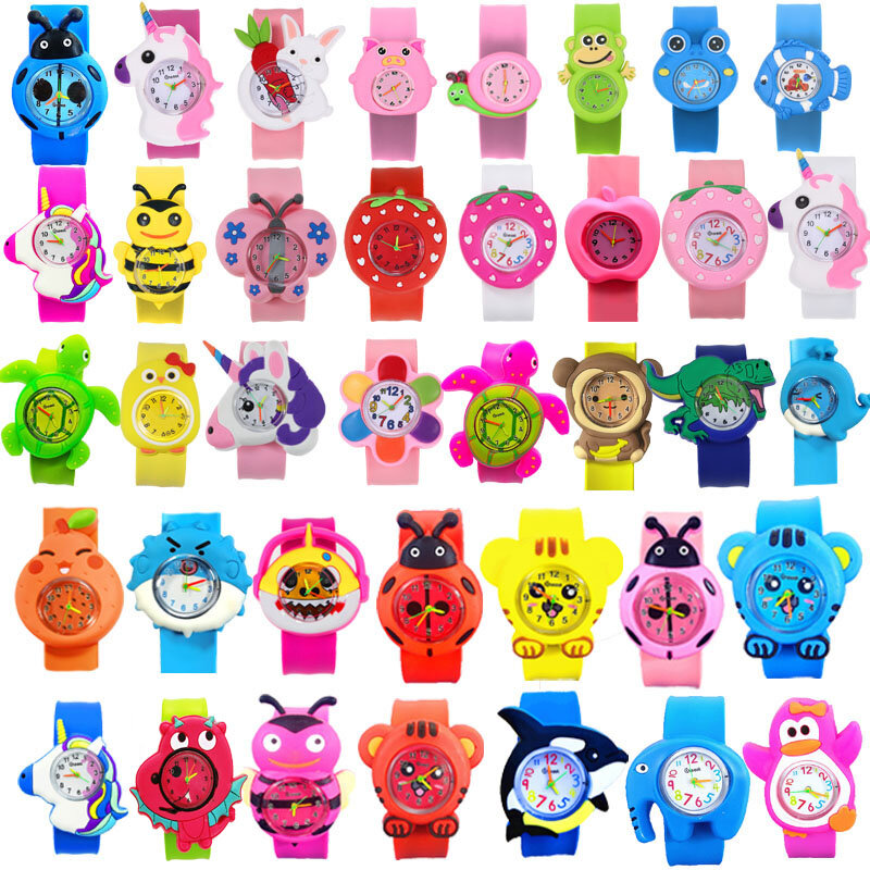 Desenhos animados bonito padrão de brinquedo do bebê relógio das crianças menino menina crianças digital bater relógio presente aniversário relógio eletrônico reloj