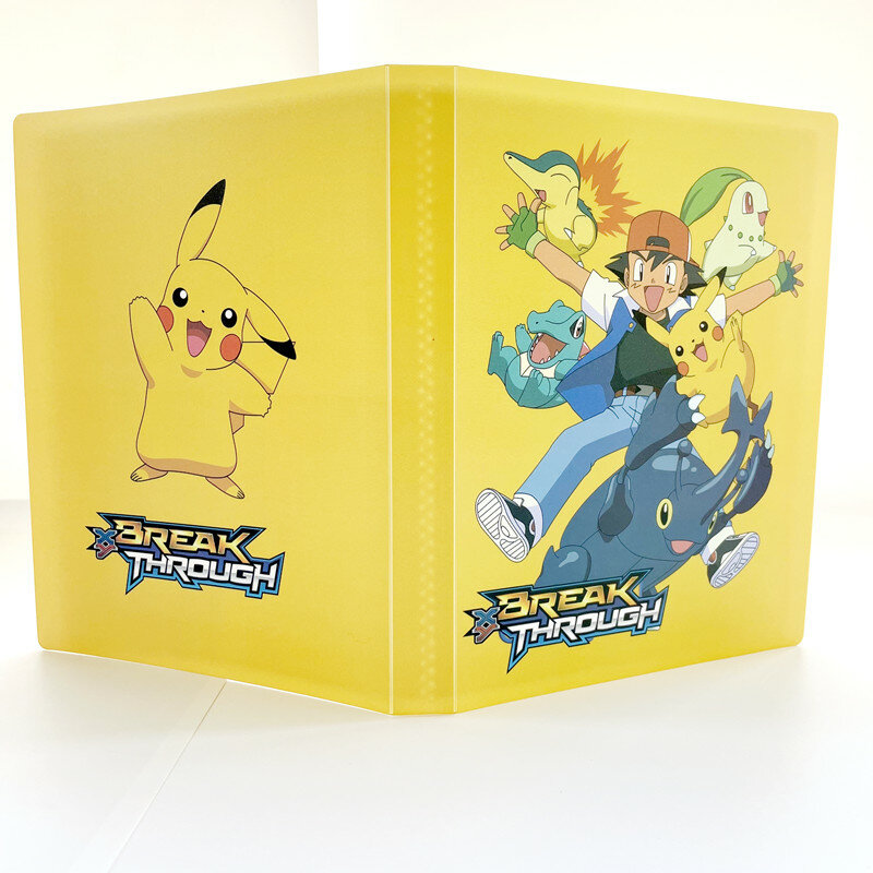 Carpeta de colección de tarjetas de mapa para niños, álbum de Pokémon, soporte para tarjetas de juego, carpeta de lista cargada, cumpleaños y Navidad, 240 unidades