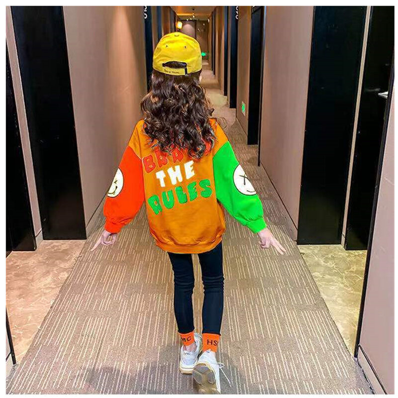 Tracksuit Set for Girls Boutique Outfits Spring & Autumn Kawaii Cartoon Print Sportswear for Children Kids Girls 2 Pac Suits