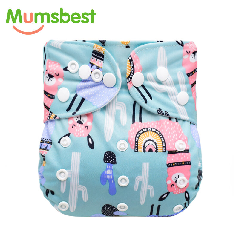 Mumsbest] couche-culotte en tissu ajustable pour bébé, réutilisable, lavable, imperméable, 3-15kg