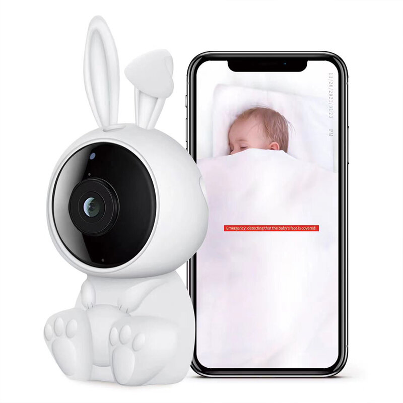 Surveillance Camera A10 Baby Audio Intercom Wifi IP Wireless Receiver Two-way Voice Calling 100° Wide-angle Lens 1080P HD Camera
