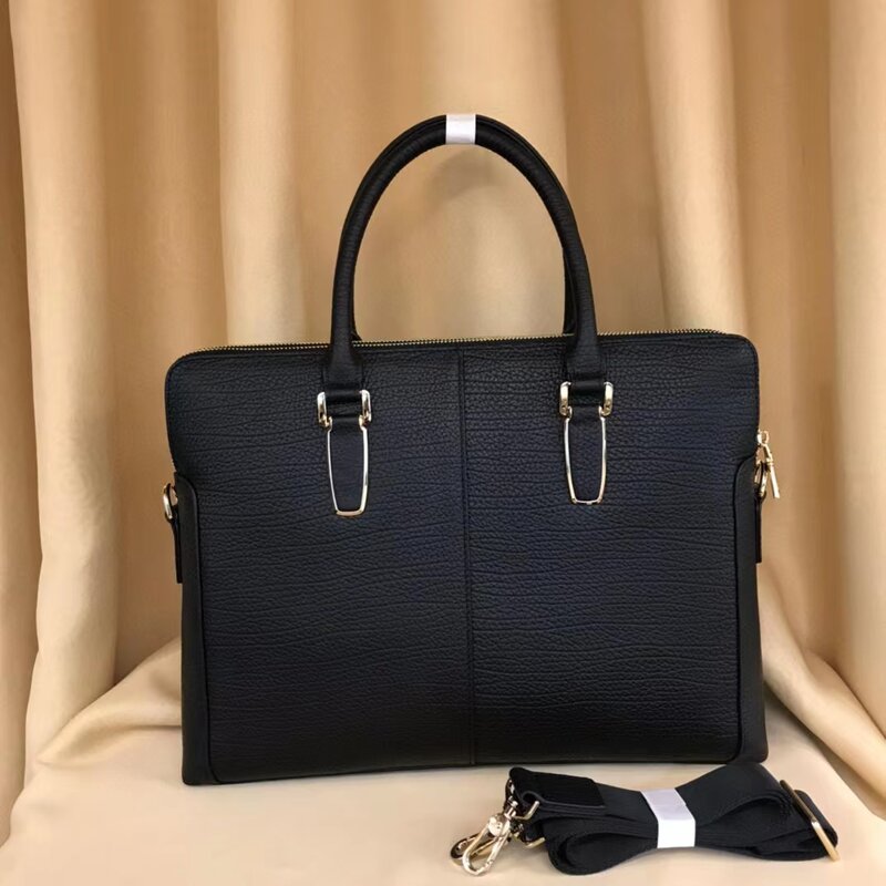Luxe Mannen Business Aktetas Top Kwaliteit Lederen Handtas Messenger Bag