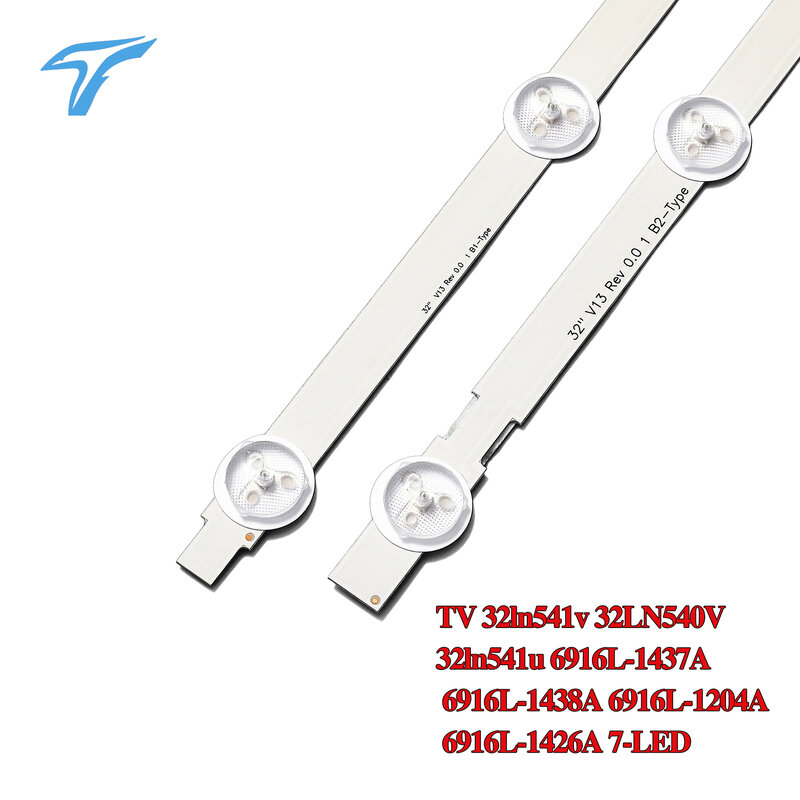 3 Buah Strip Lampu Latar LED B1 / B2-Type Asli Baru untuk LIG 32LN541V 32LN540V 6916L-1437A 1438A 32LN540B 32LN536B 32LN5310