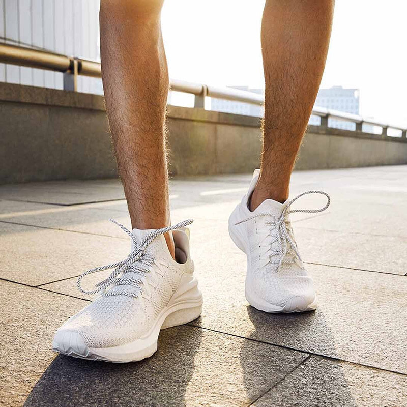 2022 neueste Xiaomi Mijia Sport Schuhe 4 Leichte Lüften Elastische Stricken Schuhe Atmungsaktive Erfrischende City Running Sneaker