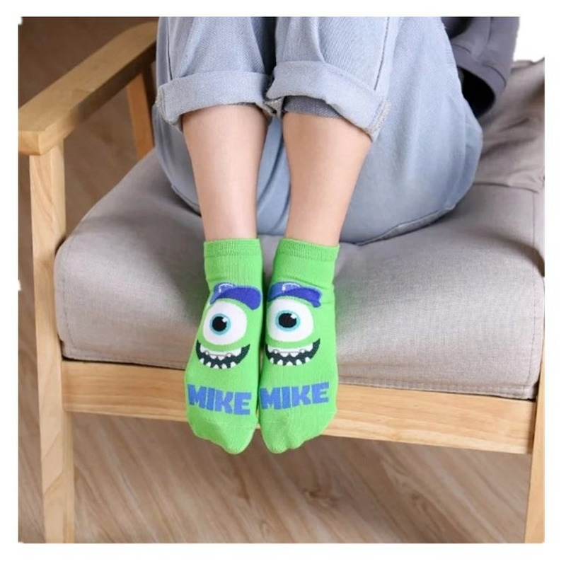1 pair Disney cartoon anime figure  Stitch Tigger Animal monster new casual xxx girls child Princess socks little girl socks