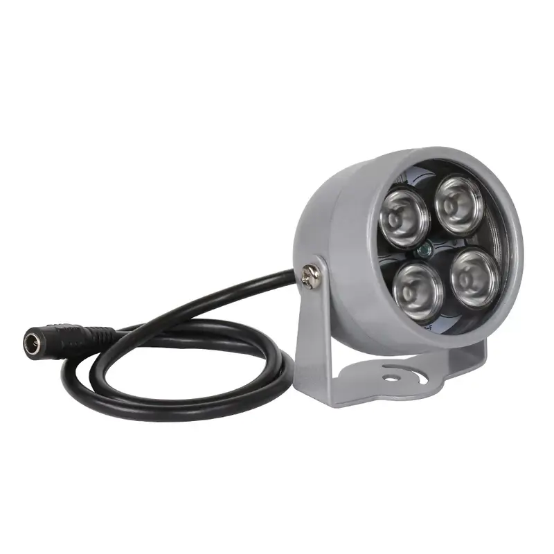 AZISHN CCTV LEDS 4 array IR led iluminator światło na podczerwień wodoodporny noktowizor CCTV wypełnij światło dla kamera telewizji przemysłowej kamera ip
