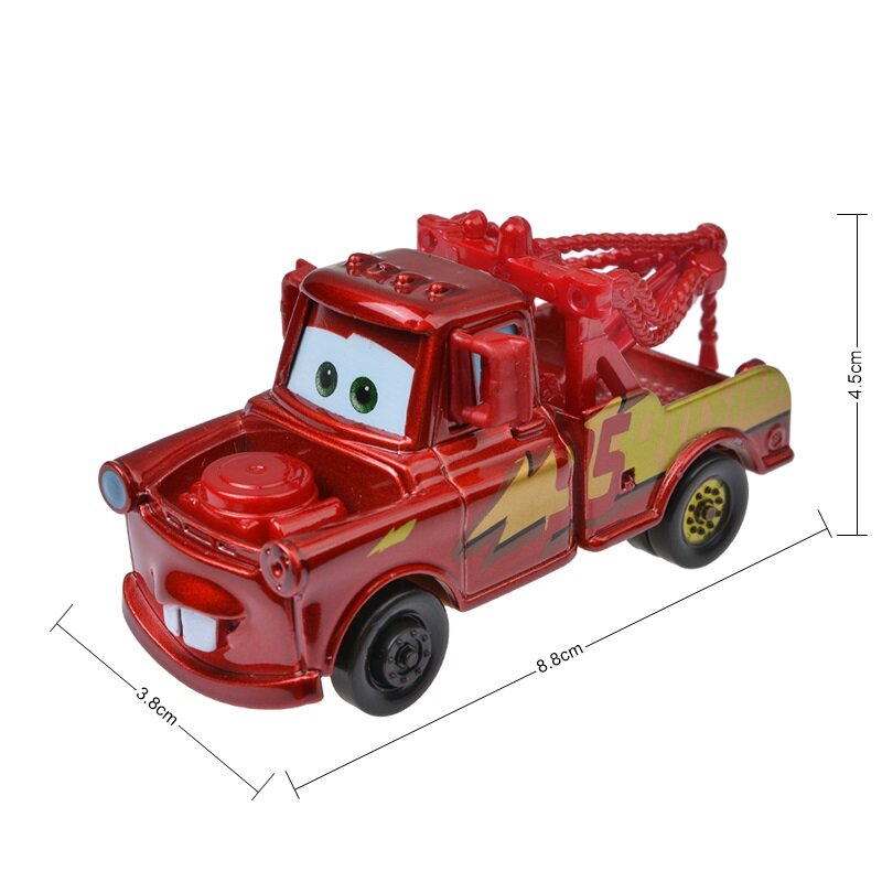 Игрушки для мальчиков, Pixar тачки 3, молниеносный Маккуин, совместимы с моделями машин 1:55, из сплава