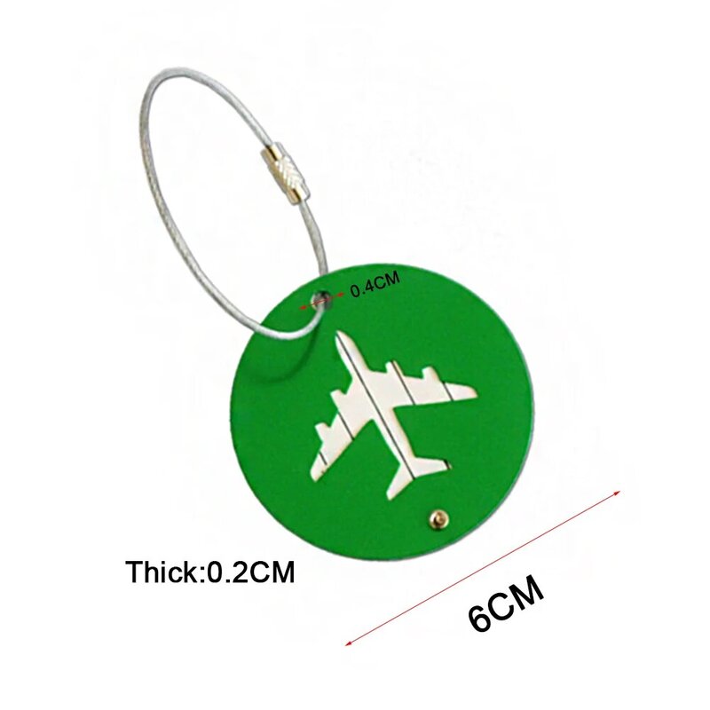 Fashion Metal Travel Bagage Tags Bagage Naam Tags Koffer Adres Label Holder Aluminium Bagagelabel Reizen Accessoires