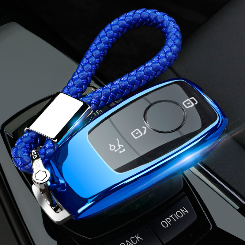 Casing Sarung Kunci Mobil TPU Tas Pelindung untuk Mercedes Benz A C E S G GLS Class W177 W205 W213 W222 G63 X167 Aksesori Mobil