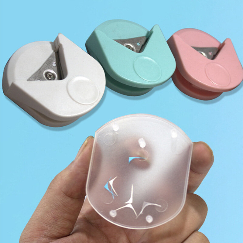 Mini Portable Corner Rounder Paper Punch Card Photo Cutter Small Portable Office Cutting Corner Punch Photo Card Trimmer