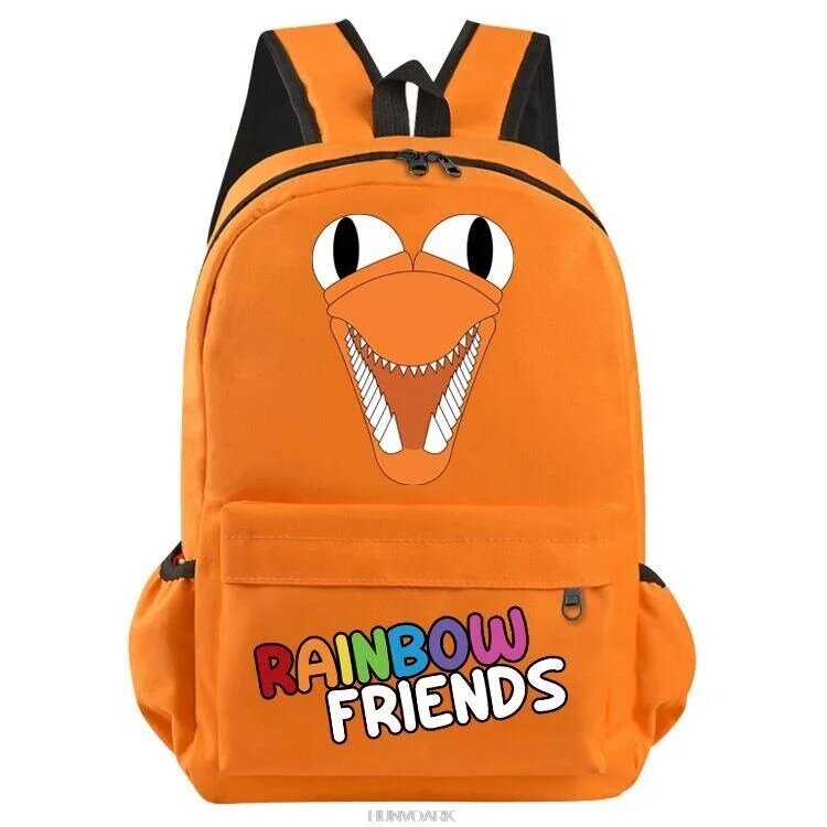 حقيبة ظهر للأطفال بتصميم رسوم متحركة من Rainbow Friends حقائب مدرسية ذات سعة كبيرة حقائب كتب للأطفال ملونة للجنسين هدايا للأطفال من Mochilas
