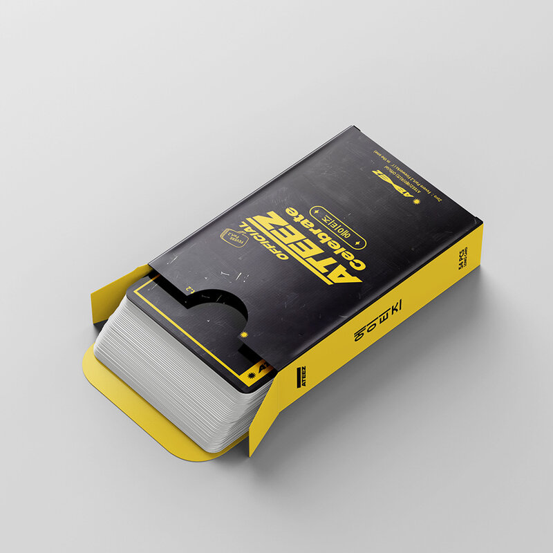 54 قطعة/صندوق Kpop ATEEZ ألبوم جديد احتفال بطاقة Lomo ATEEZ بطاقة بريدية مزدوجة الجانب HD طباعة عالية الجودة احتفال فوتوكارد
