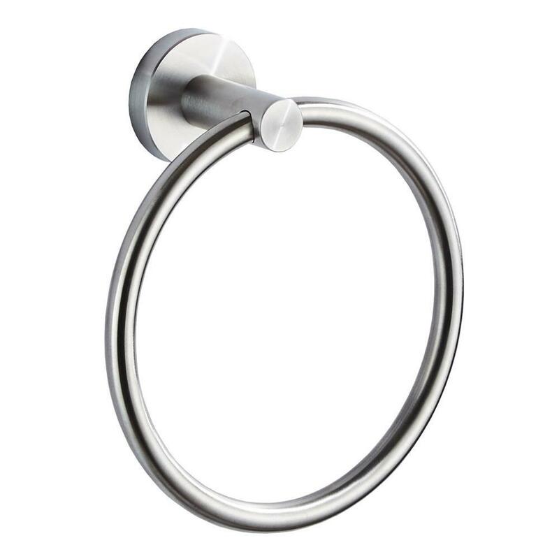 Zwarte Handdoek Ring Nordic Circulaire Handdoekenrek Handdoek Ring Handdoek Opknoping Ring Veeg Handdoek Rek Ring Ronde Effen Handdoek Houder