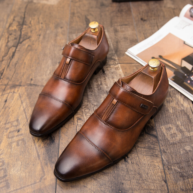 Mnich buty obuwie męskie obuwie biznesowe wiązane buty slip-on buty ślubne formalne buty wodoodporne