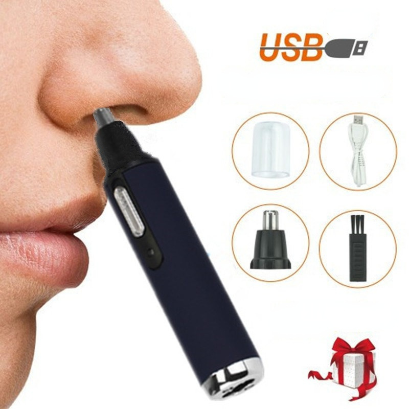 Rechargeable Nose Hair Trimmer Electric Removal Clipper Razor Shaver Trimmer Epilators corta pelos nariz y oido eyebrow trimmer