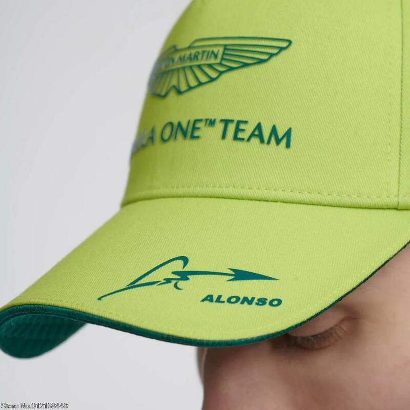 ألونسو F1 أستون مارتن F1 فريق فرناندو جورا الرجال قبعة بيسبول قابل للتعديل قبعات Snapback القطن قبعة الشمس القبعات Gorras Hombre 2023