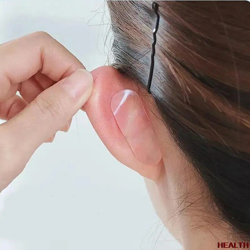 1 caixa elf orelha adesivos folheado orelhas correção de orelha vertical adesivos de orelha suporte adesivos de orelha foto estereótipos v-face adesivos