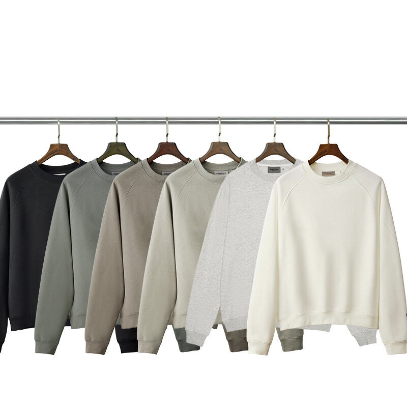 Hoodie Musim Gugur dan Dingin Baru 2022 Sweter Hangat Mewah Leher Bulat Baju Wanita Ukuran Besar Pasangan Mode Sweter Longgar